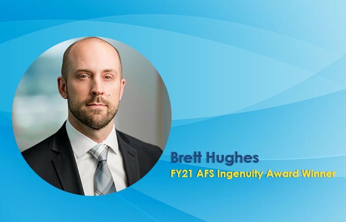 AFS Ingenuity Award_Brett Hughes AFS Ingenuity Award_Brett Hughes