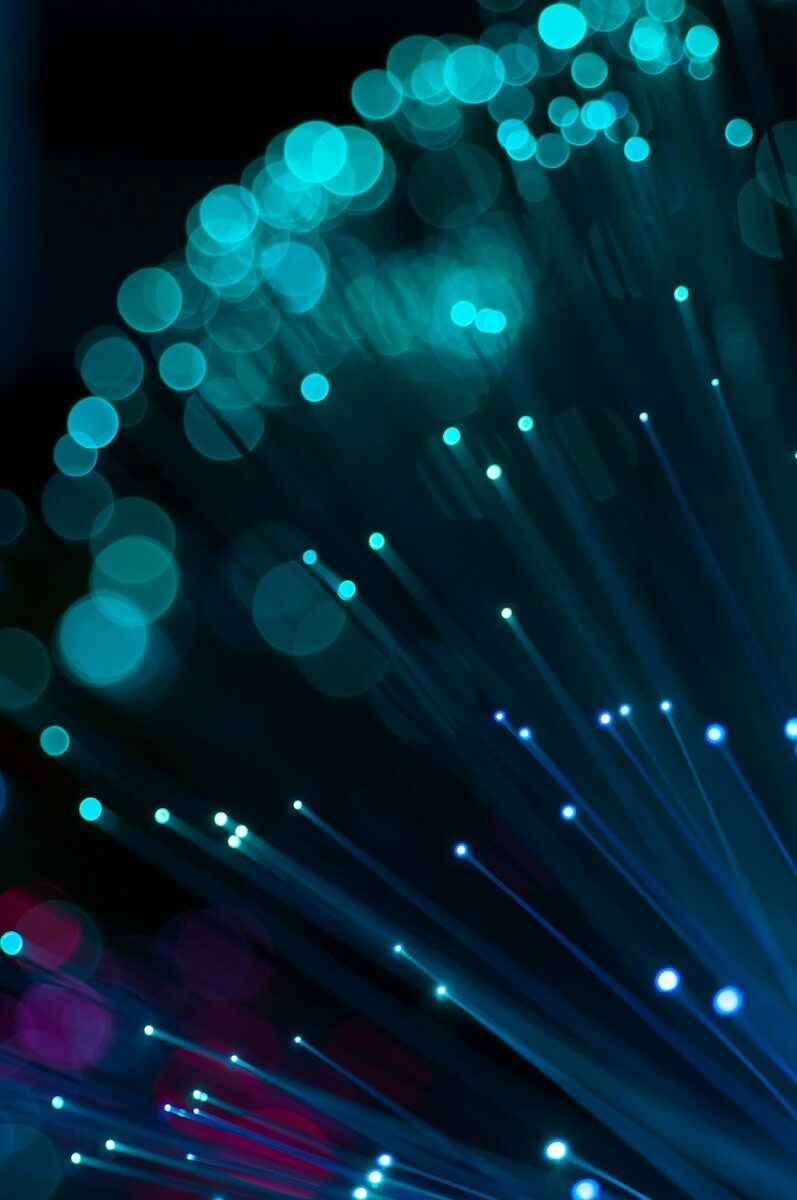 Photo by Umberto green bokeh lights